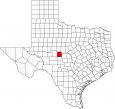 Concho County Map Texas Locator