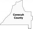 Conecuh County Map Alabama