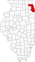 Cook County Map Illinois