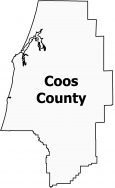 Coos County Map Oregon