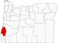 Coos County Map Oregon Locator