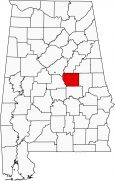 Coosa County Map Locator