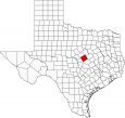 Coryell County Map Texas Locator