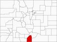 Costilla County Map Colorado Locator