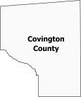 Covington County Map Mississippi
