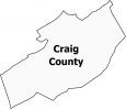 Craig County Map Virginia