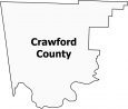 Crawford County Map Arkansas