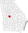 Crawford County Map Georgia Locator