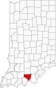 Crawford County Map Indiana Locator