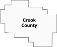 Crook County Map Oregon