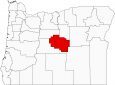 Crook County Map Oregon Locator