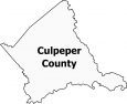 Culpeper County Map Virginia