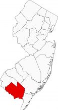 Cumberland County Map New Jersey Locator