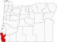 Curry County Map Oregon Locator