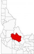 Custer County Map Idaho Locator