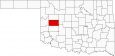 Custer County Map Oklahoma Locator