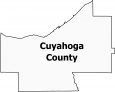 Cuyahoga County Map Ohio