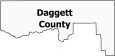 Daggett County Map Utah