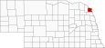 Dakota County Map Nebraska Locator