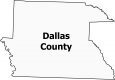 Dallas County Map Arkansas