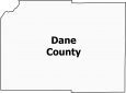 Dane County Map Wisconsin