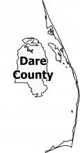 Dare County Map North Carolina