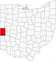 Darke County Map Ohio Locator