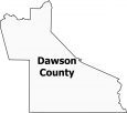 Dawson County Map Georgia