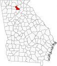 Dawson County Map Georgia Locator
