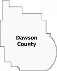 Dawson County Map Montana