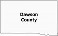 Dawson County Map Nebraska