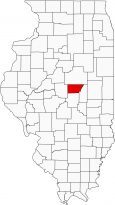 De Witt County Map Illinois
