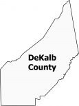 DeKalb County Map Alabama