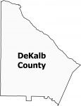 DeKalb County Map Georgia