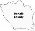 DeKalb County Map Tennessee