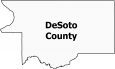 DeSoto County Map Mississippi