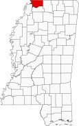 DeSoto County Map Mississippi Locator