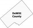 DeWitt County Map Texas