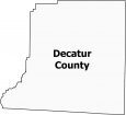 Decatur County Map Georgia