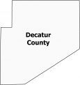 Decatur County Map Indiana