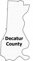Decatur County Map Tennessee