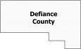 Defiance County Map Ohio