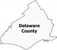 Delaware County Map Pennsylvania