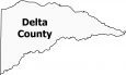 Delta County Map Texas