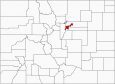 Denver County Map Colorado Locator