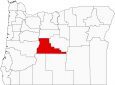 Deschutes County Map Oregon Locator