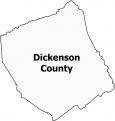 Dickenson County Map Virginia