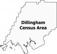 Dillingham Census Area Map Alaska