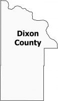 Dixon County Map Nebraska