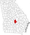 Dodge County Map Georgia Locator